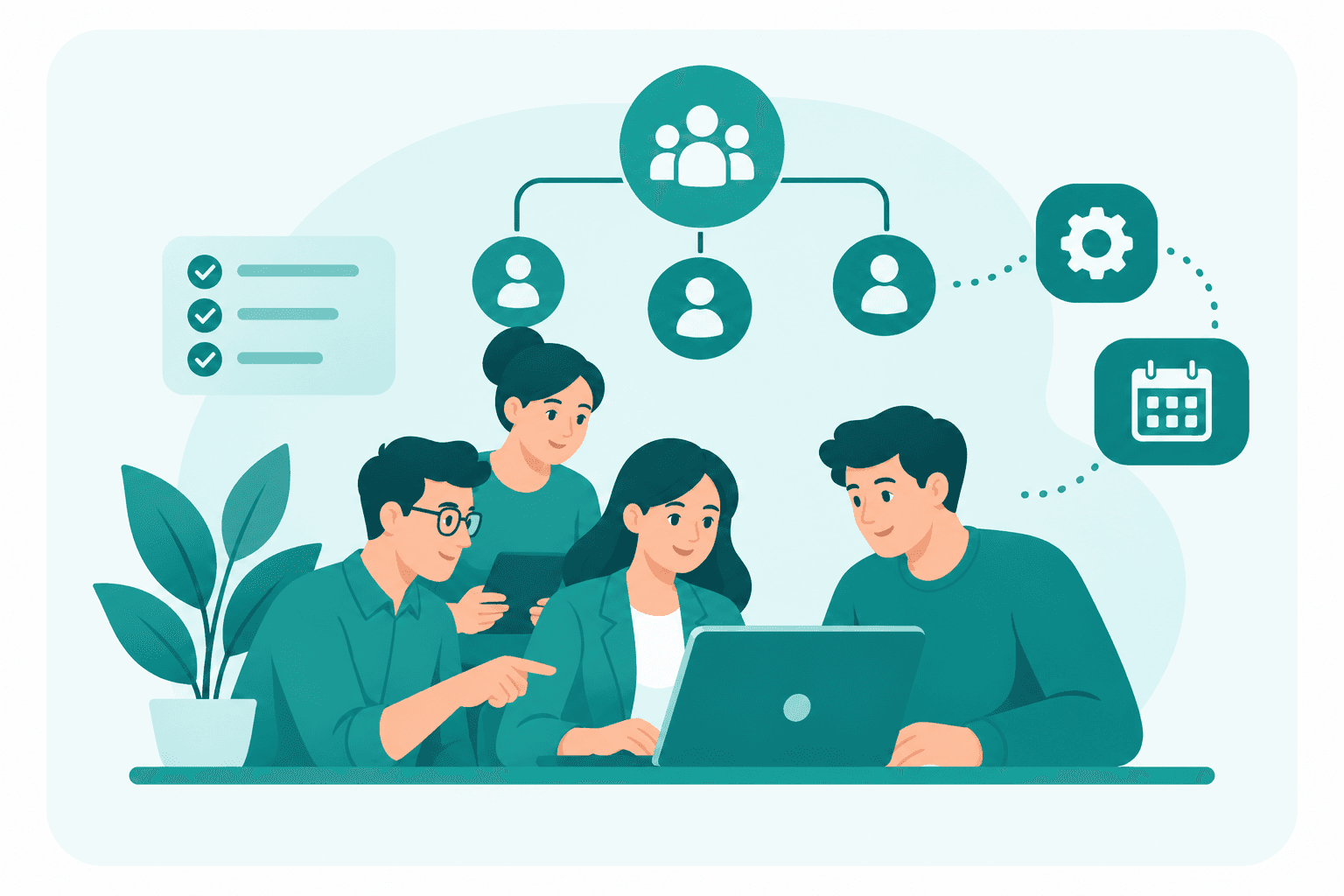 Team Management service offered by Assists Up